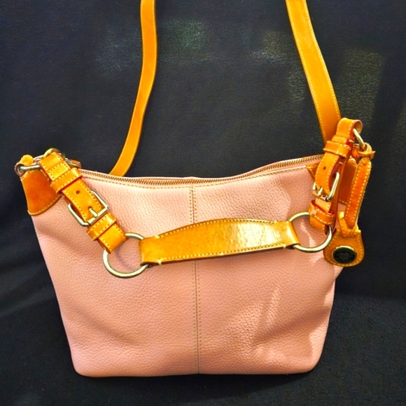 Dooney & Bourke Light Pink Leather Crossbody/Shoulder Bag - Picture 1 of 14